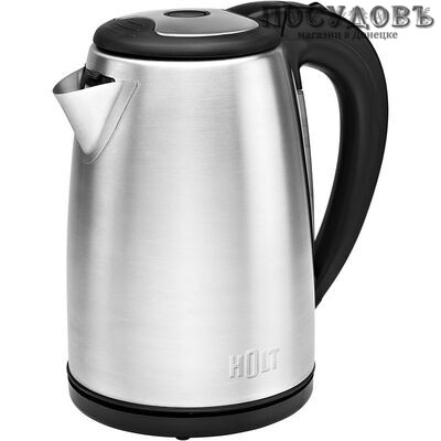HOLT KT-015 электрочайник, 2200 Вт, 1 700 мл, сталь нержавеющая, гарантия 1 год