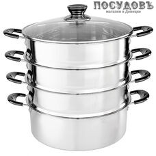 Webber BE-083 мантоварка-пароварка 8 л, Ø260 мм, сталь нержавеющая, однослойное дно