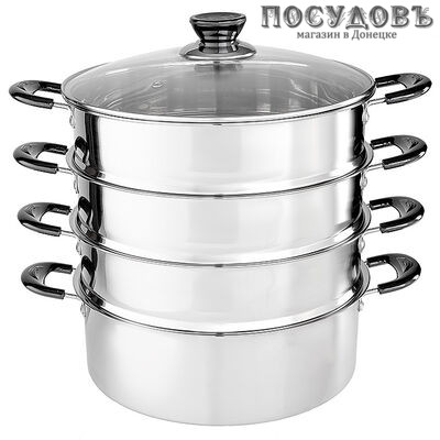 Webber BE-083 мантоварка-пароварка 8 л, Ø260 мм, сталь нержавеющая, однослойное дно
