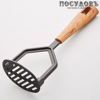 Webber Эко ВЕ-1566Y, картофелемялка, 260 мм, нейлон, пластиковая Soft Touch ручка