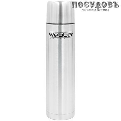 Webber SSK-500P термос, колба сталь нержавеющая 500 мл, корпус сталь нержавеющая сатин
