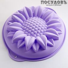 Alpenkok Цветущий подсолнух AK-6165S фиолетовый форма для выпечки кекса, силикон, 290×260×60 мм