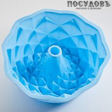 Alpenkok Паутинка АК-6211S персиковый форма для выпечки кекса, силикон, Ø230×85 мм