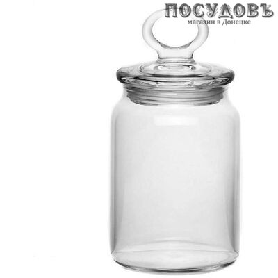 Pasabahce Kitchen Slim 96762B банка для хранения с крышкой, 860 мл, стекло, Россия, в упаковке 2 пр.