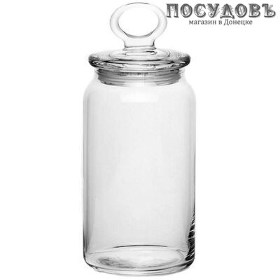 Pasabahce Kitchen Slim 96761B банка для хранения с крышкой, 1130 мл, стекло, Россия, в упаковке 2 пр.