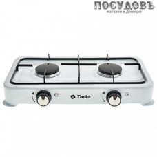 Delta D-2206 плита газовая отдельностоящая, 2-конфорочная, эмалированное покрытие, цвет белый
