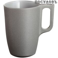 Luminarc Loft Stony L0982 кружка, 320 мл, стекло упрочненное, серый, Франция