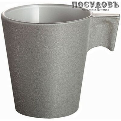 Luminarc Loft Stony L0983 кружка, 80 мл, стекло упрочненное, серый, Франция
