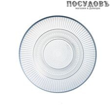 Luminarc Louison L6084 тарелка обеденная, стекло упрочненное, цвет прозрачный, Ø270 мм, Франция 1 шт.