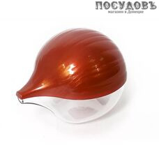 Альтернатива М942 контейнер для лука с крышкой, цвет коричневый, 120×100×48 мм, полистирол