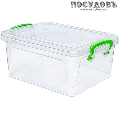 Эльфпласт Fresh Box Slim 236 контейнер с крышкой, полипропилен, 355×235×153 мм, 8 л