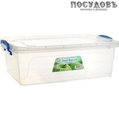 Эльфпласт Fresh Box Slim 243 контейнер с крышкой, полипропилен, 410×285×135 мм, 10 л