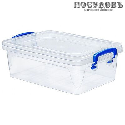 Эльфпласт Fresh Box Slim 240 контейнер с крышкой, полипропилен, 255×173×85 мм, 2000 мл