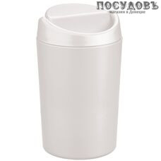 Бытпласт 431201116 контейнер для мусора, полипропилен, Ø105×h200 мм, 1,25 л, цвет белый