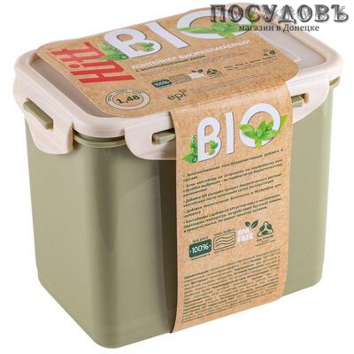HITT Hitt BIO H-BO001 контейнер с крышкой, пластик, 330 мл