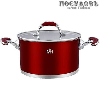 MercuryHaus Turno MC-1665 кастрюля с крышкой 1,8 л, Ø160 мм, сталь нержавеющая 18/10, капсульное дно
