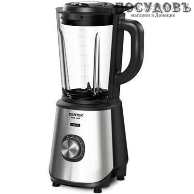 Centek CT-1321 блендер стационарный, 1000 Вт, 1750 мл, цвет черный с серым