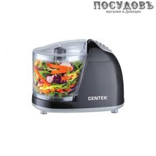 Centek CT-1390 измельчитель 300 Вт, чаша пластиковая 350 мл, одна пара ножей, цвет черный