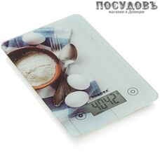 Aurora AU4304 весы кухонные-платформа, 18×150×230 мм, до 5,0 кг, цвет белый с рисунком, гарантия 1 год