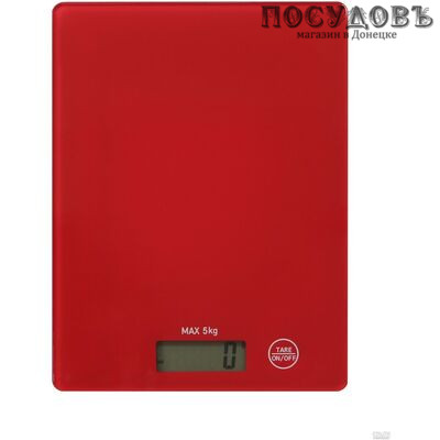 WillMark WKS-511D весы кухонные-платформа, 203×153 мм, до 5,0 кг, цвет красный, гарантия 1 год