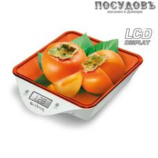 Centek CT-2455 весы кухонные-платформа, до 5,0 кг, цвет оранжевый с белым, гарантия 1 год
