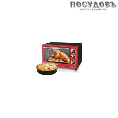 Centek CT-1530-36 RED электрическая печь отдельностоящая 1600 Вт 36 л, без гриля, без конфорок, красный