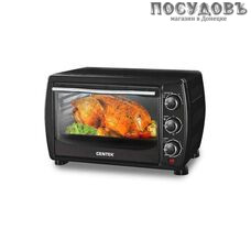Centek CT-1536-20 электрическая печь отдельностоящая 1400 Вт 20 л, без гриля, без конфорок, черная