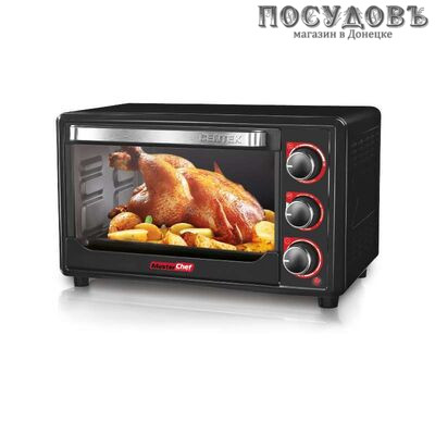 Centek CT-1537-30 электрическая печь отдельностоящая 1600 Вт 30 л, без гриля, без конфорок, черная