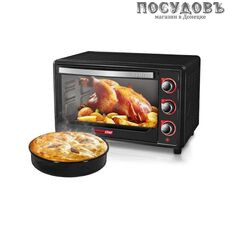 Centek CT-1538-50 электрическая печь отдельностоящая 2000 Вт 50 л, без гриля, без конфорок, черная