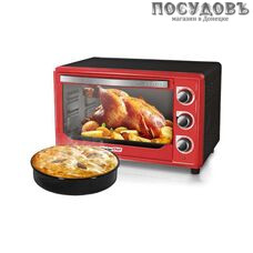 Centek CT-1538-50 RED PROMO электрическая печь отдельностоящая 2000 Вт 50 л, без гриля, без конфорок, красный