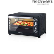 Centek CT-1533-62 BLACK электрическая печь отдельностоящая 2200 Вт 62 л, без гриля, без конфорок, черная