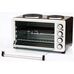Optima ОH-302 Bl/R электрическая печь отдельностоящая 3100 Вт 30 л, без гриля, 2 конфорки, черно-красный