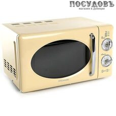 WillMark WMO-201MHB отдельностоящая микроволновая печь, 700 Вт, 20 л, бежевая