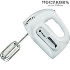 Vitek VT-1412 миксер ручной, 250 Вт, 16 скоростей, цвет белый