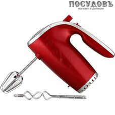 Aurora AU 404 миксер ручной, 200 Вт, 5 скоростей, цвет красный