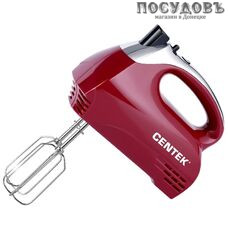 Centek CT-1118 миксер ручной, 350 Вт, 5 скоростей, цвет вишневый