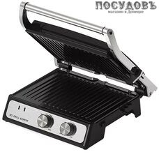 BQ GR1004 гриль электрический, 2000 Вт, цвет стальной с черным BQ GR1004 гриль электрический, 2000 Вт, цвет стальной с черным