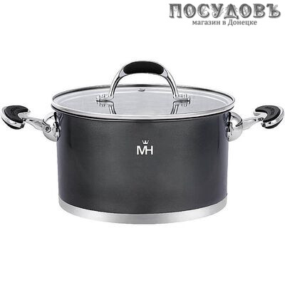 MercuryHaus Turno MC-1668 кастрюля с крышкой 2,6 л, Ø180 мм, сталь нержавеющая 18/10, капсульное дно