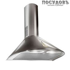 Gefest ВО 1603 К12 вытяжка кухонная каминная, сталь эмалированная, ширина 600 мм, серебристый