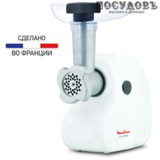 Moulinex ME209139 мясорубка электрическая с насадками 1400 Вт, 1,7 кг/мин, цвет белый