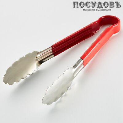Alpenkok AK-5231, щипцы кулинарные, 310 мм, сталь нержавеющая, цвет красный