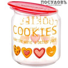 Luminarc Cookies Plano P7807 банка для хранения с крышкой, 750 мл, стекло