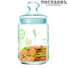 Luminarc Cotton Flower Q4104 банка для хранения с герметичной крышкой, 1000 мл, стекло