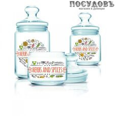 Luminarc Herbs & Spices Q4180 банка для хранения с герметичной крышкой, 1000 мл, стекло