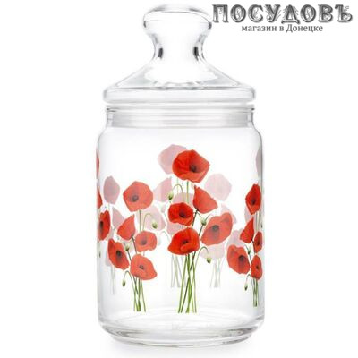 Luminarc Hypnosis P7801 банка для хранения с герметичной крышкой, 1000 мл, стекло