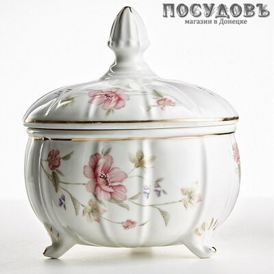 Beatrix Сан-Марино МН003E сахарница с крышкой, 470 мл, фарфор, в упаковке 2 пр.