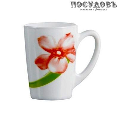 Luminarc Sweet Impression e4939/p2145 кружка, 320 мл, стекло упрочненное, белый с рисунком