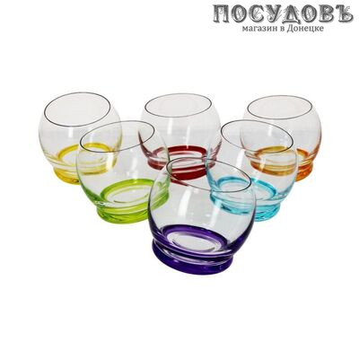 Bohemia Crazy B25250-390S20201A-D4718, стакан 390 мл, богемское стекло, в упаковке 6 шт.