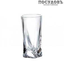 Crystalex Bohemia Quadro 9K7/2K936/0/99A44/050-669, набор стопок 60 мл, богемское стекло, в упаковке 6 шт.