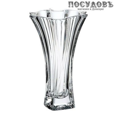 Bohemia Neptune 9K7/8KG10/0/99S39/265-169, ваза 265 мм, богемское стекло, в упаковке 1 шт.